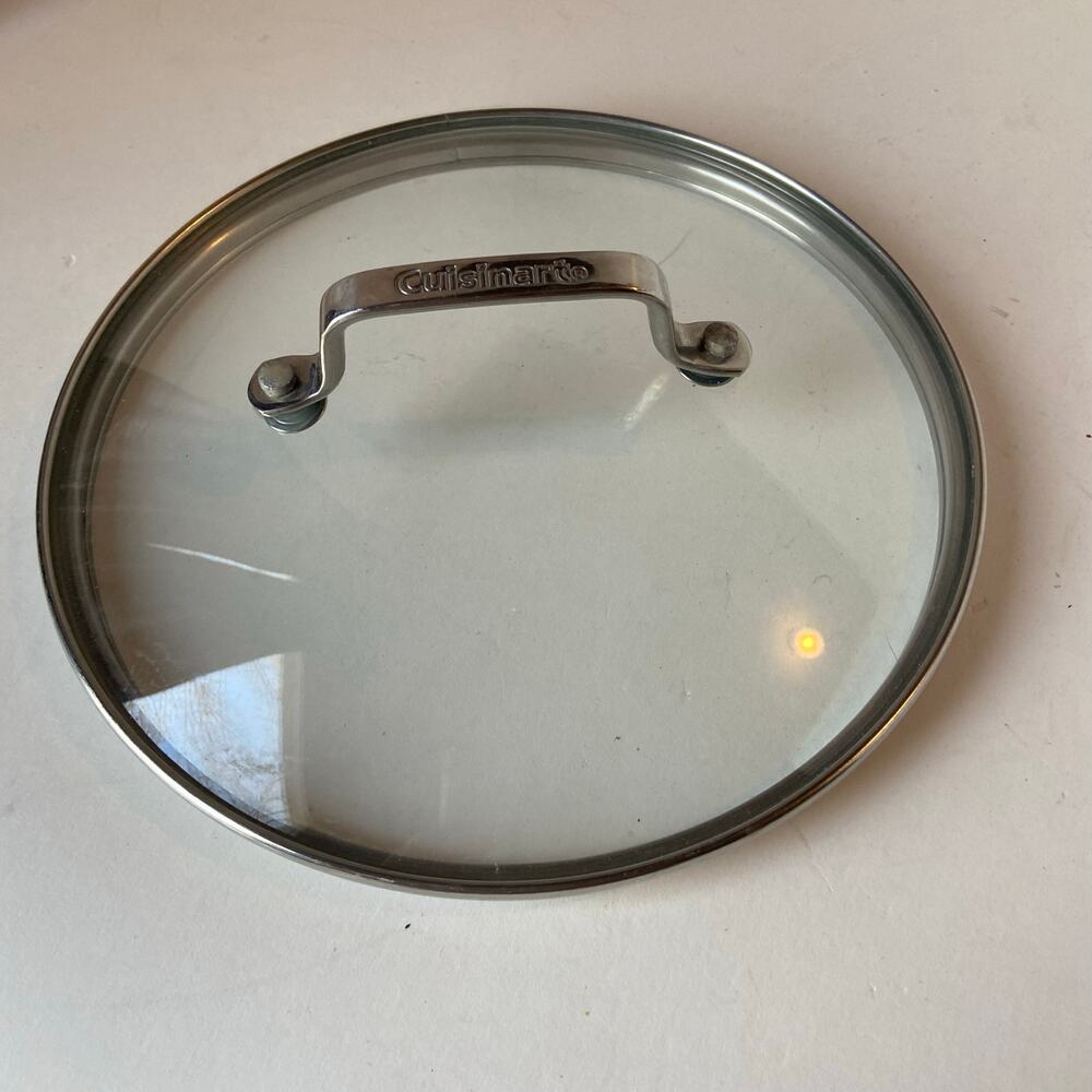 Cuisinart Glass Replacement Lid 8 1/4" Outer Skillet Pan Universal Fit Cookware
